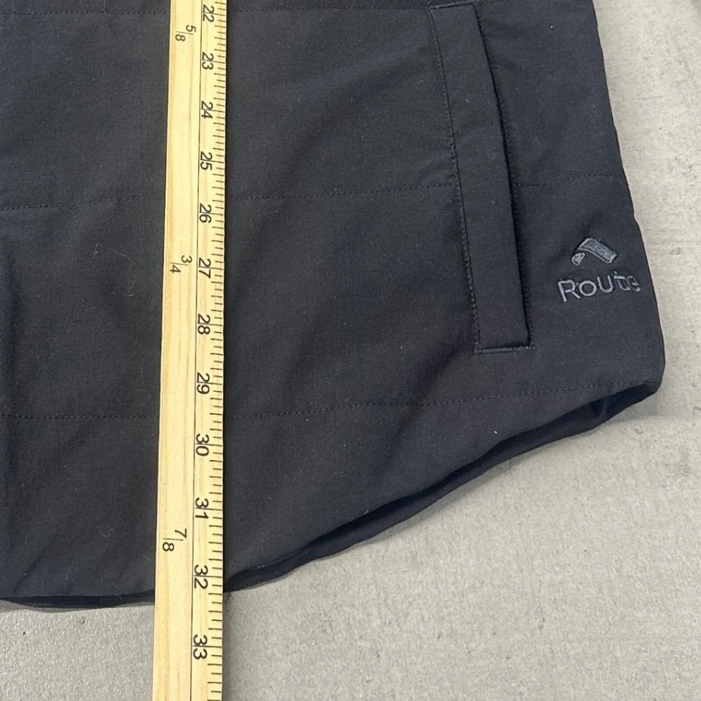 BYLT Premium Basics Drop Cut Puffer Jacket XXL Black Hooded Route Full Zip